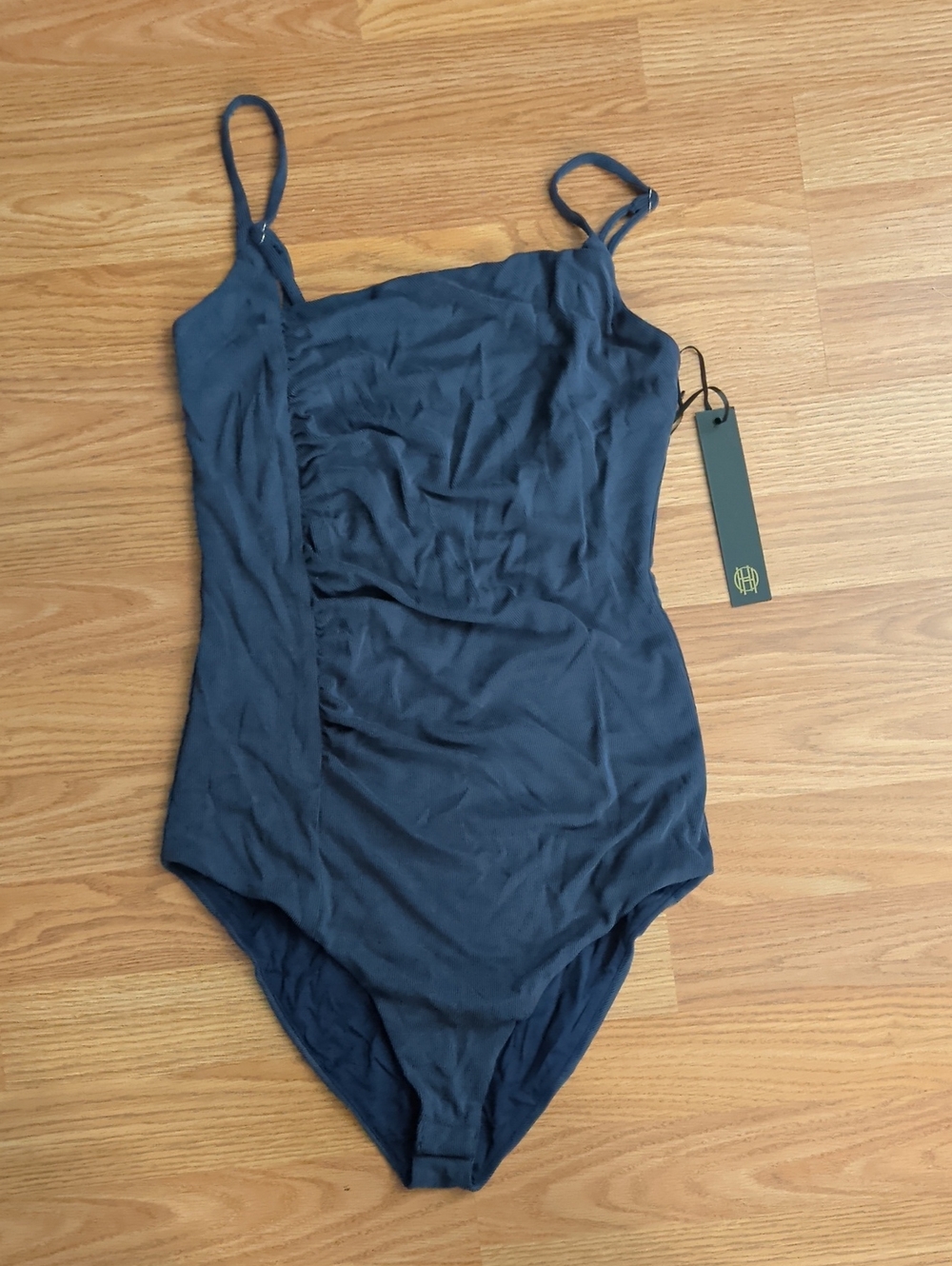 House of Harlow 1960 Navy Blue Bodysuit